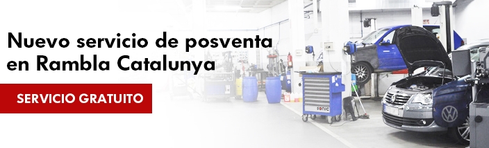Nuevo servicio de posventa en Rambla Catalunya.