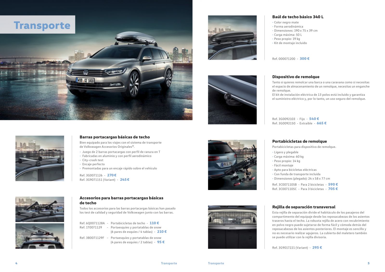 Todos los accesorios originales para Passat y Passat Variant Últimas noticias de Volkswagen Catalunya Wagen Barna Wagen