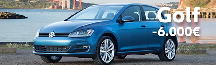 10 Volkswagen Golf amb un descompte de fins a 6.000 euros