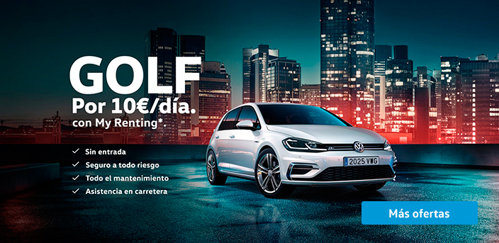 oferta nuevo volkswagen golf 10 euros en barcelona