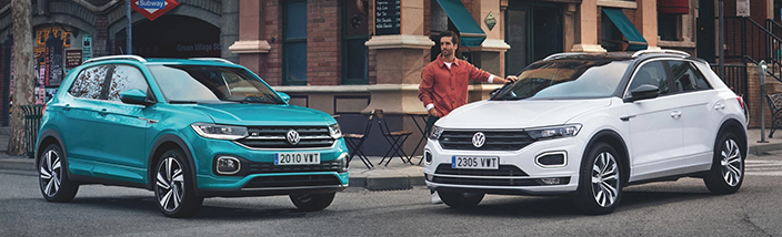 Oferta Volkswagen T-Roc y T-Cross de Abril en Barcelona